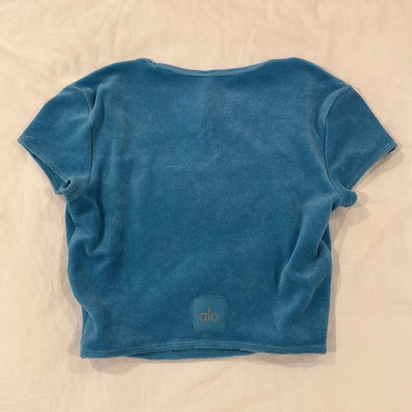 Alo Yoga terry cloth cropped top - Picture 3 of 4